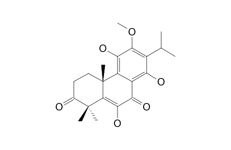 LYCOPOD-ABIETANE-A;6,11,14-TRIHYDROXY-12-METHOXYABIETA-5,8,11,13-TETRAENE-3,7-DIONE