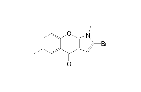 2-Bromo-1,6-Dimethyl-[1]benzopyrano[2,3-b]pyrrolo-4(1H)-one
