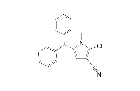 5-Benzhydryl-2-chloro-1-methyl-1H-pyrrole-3-carbonitrile