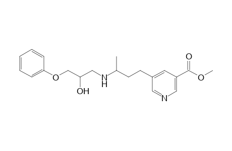 5-[3-(2-Hydroxy-3-phenoxypropylamino)butyl]nicotinic acid methyl ester
