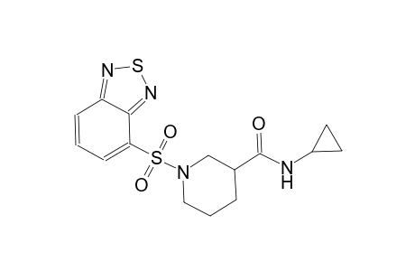 3-piperidinecarboxamide, 1-(2,1,3-benzothiadiazol-4-ylsulfonyl)-N-cyclopropyl-