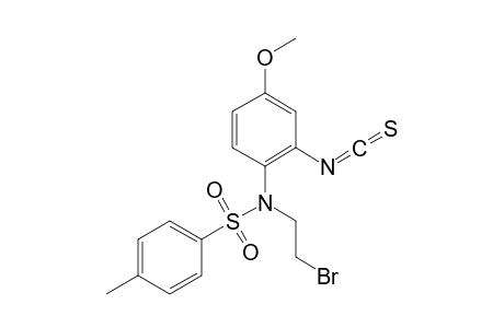 N-(2-bromoethyl)-N-(2-isothiocyanato-4-methoxyphenyl)-4-methylbenzenesulfonamide