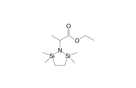 2-(2,2,5,5-Tetramethyl-[1,2,5]azadisilolidin-1-yl)-propionic acid ethyl ester