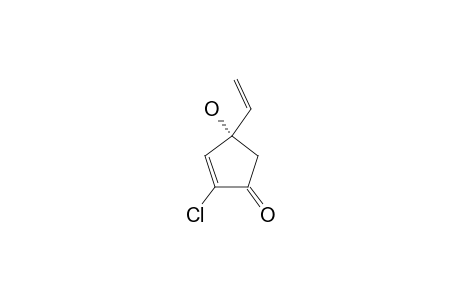 2-CHLORO-4-HYDROXY-4-VINYL-2-CYCLOPENTENONE