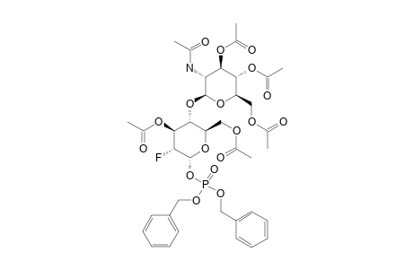 DIBENZYL-2-ACETAMIDO-3,4,6-TRI-O-ACETYL-2-DEOXY-BETA-D-GLUCOPYRANOSYL-(1->4)-3,6-DI-O-ACETYL-2-DEOXY-2-FLUORO-ALPHA-D-GLUCOPYRANOSYL-PHOSPHATE