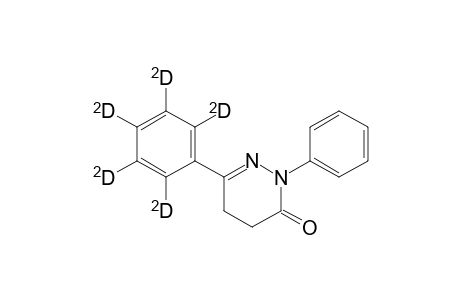 3(2H)-Pyridazinone, 4,5-dihydro-2-phenyl-6-(phenyl-D5)-