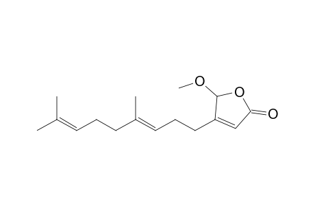 3-[(3E)-4,8-dimethylnona-3,7-dienyl]-2-methoxy-2H-furan-5-one