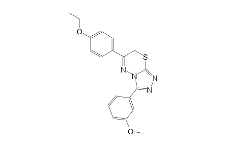 6-(4-ethoxyphenyl)-3-(3-methoxyphenyl)-7H-[1,2,4]triazolo[3,4-b][1,3,4]thiadiazine