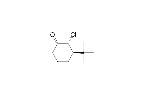 Cyclohexanone, 2-chloro-3-(1,1-dimethylethyl)-, trans-(.+-.)-