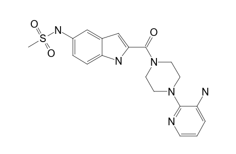 N-DESISOPROPYL-DELAVIRDINE;MET-5;U-96183