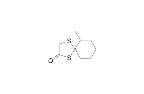 1,4-Dithiaspiro[4.5]decan-2-one, 6-methyl-