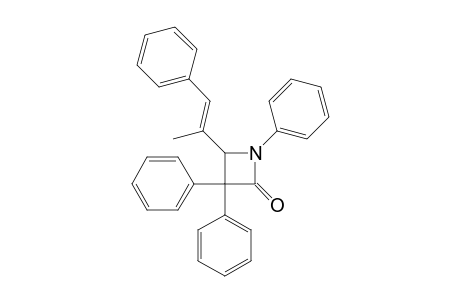 N,3,3-Triphenyl-4-(1-methylstyryl)-2-azetidinone