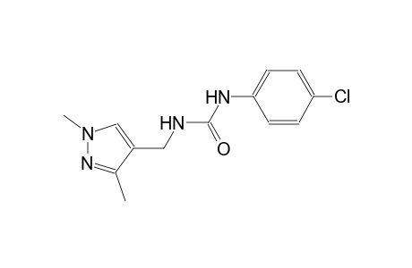 N-(4-chlorophenyl)-N'-[(1,3-dimethyl-1H-pyrazol-4-yl)methyl]urea