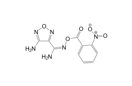 1,2,5-oxadiazole-3-carboximidamide, 4-amino-N'-[(2-nitrobenzoyl)oxy]-