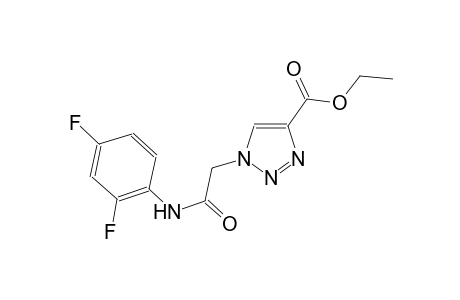 1H-1,2,3-triazole-4-carboxylic acid, 1-[2-[(2,4-difluorophenyl)amino]-2-oxoethyl]-, ethyl ester