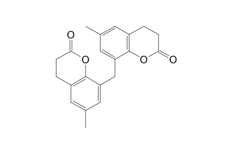 2H-1-benzopyran-2-one, 8,8'-methylenebis[3,4-dihydro-6-methyl-