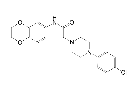 1-piperazineacetamide, 4-(4-chlorophenyl)-N-(2,3-dihydro-1,4-benzodioxin-6-yl)-