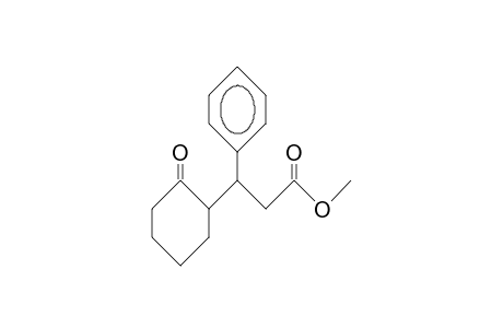 B-Phenyl-2-oxo-cyclohexanepropanoic acid, methyl ester