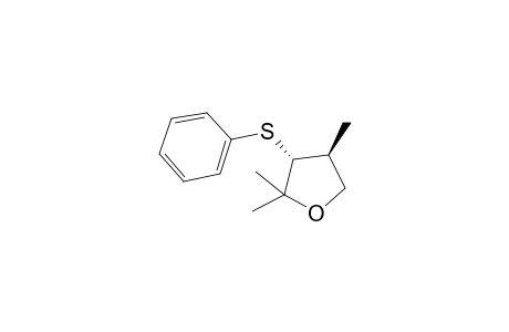 (3R,4S)-2,2,4-trimethyl-3-(phenylthio)oxolane