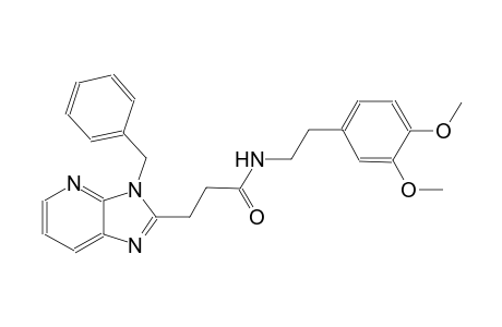 3H-imidazo[4,5-b]pyridine-2-propanamide, N-[2-(3,4-dimethoxyphenyl)ethyl]-3-(phenylmethyl)-