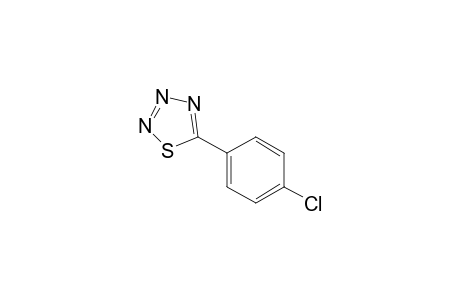 5-(4-Chlorophenyl)-1,2,3,4-thiatriazole