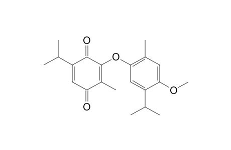 6-[(5-methoxycarvacryl)oxy]-p-mentha-3,6-diene-2,5-dione