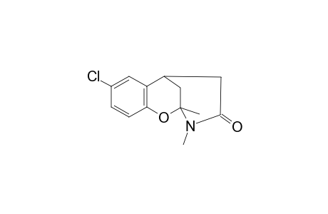 2-Oxa-12-azatricyclo[7.3.1.0(3,8)]trideca-3(8),4,6-trien-11-one, 6-chloro-1,12-dimethyl-