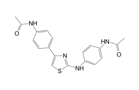 Acetamide, N-[4-[2-[[4-(acetylamino)phenyl]amino]-4-thiazolyl]phenyl]-