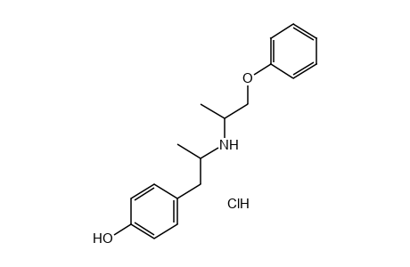 (+)-p-{2-[(1-METHYL-2-PHENOXYETHYL)AMINO]PROPYL}PHENOL, HYDROCHLORIDE