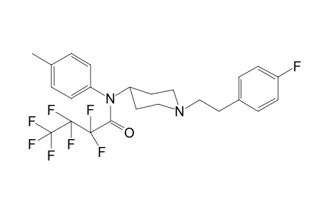 2,2,3,3,4,4,4-Heptafluoro-N-(1-[2-(4-fluorophenyl)ethyl]piperidin-4-yl)-N-4-methylphenylbutanamide