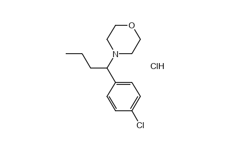4-(p-CHLORO-alpha-PROPYLBENZYL)MORPHOLINE, HYDROCHLORIDE