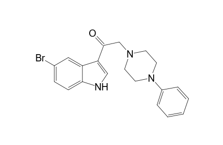 Ethanone, 1-(5-bromoindol-3-yl)-2-(4-phenylpiperazin-1-yl)-