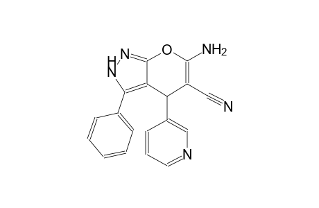 pyrano[2,3-c]pyrazole-5-carbonitrile, 6-amino-2,4-dihydro-3-phenyl-4-(3-pyridinyl)-
