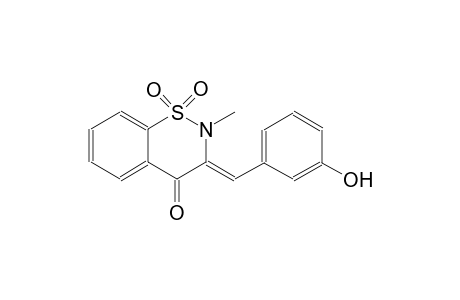 4H-1,2-benzothiazin-4-one, 2,3-dihydro-3-[(3-hydroxyphenyl)methylene]-2-methyl-, 1,1-dioxide, (3Z)-