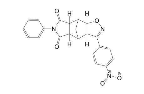 (3aS,4S,4aR,7aS,8S,8aS)-3-(4-nitrophenyl)-6-phenyl-4,4a,8,8a-tetrahydro-3aH-4,8-methanoisoxazolo[4,5-f]isoindole-5,7(6H,7aH)-dione