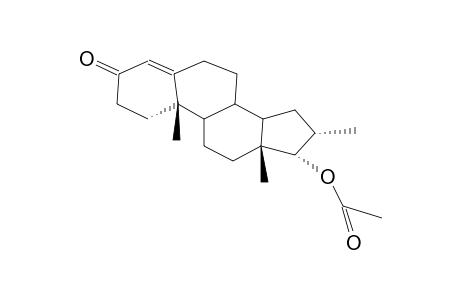 17A-ACETOXY-16A-METHYL-3-OXO-4,5-DEHYDROSTEROIDE
