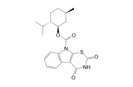 9-[(1R,2S,5R)-Menthoxycarbonyl]-2H-3,4-dihydro-[1,3]thiazino[6,5-b]indol-2,4-dione