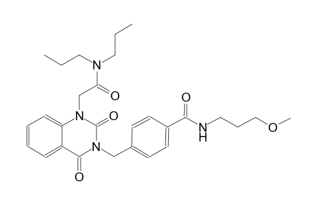 4-[(1-[2-(dipropylamino)-2-oxoethyl]-2,4-dioxo-1,4-dihydro-3(2H)-quinazolinyl)methyl]-N-(3-methoxypropyl)benzamide
