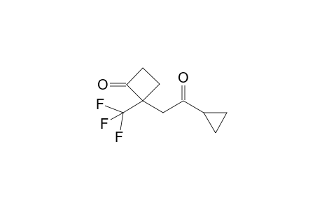 2-(2-cyclopropyl-2-oxo-ethyl)-2-(trifluoromethyl)cyclobutanone