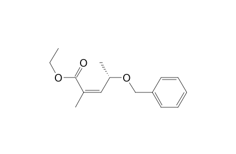 Ethyl (S)-2-methyl-4-phenylmethoxy-2(Z)-pentenoate