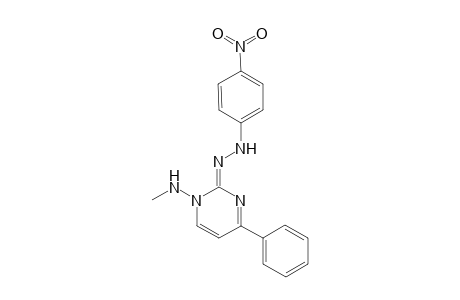 Methyl-2-[(4'-nitrophenylhydrazono)-4-phenyl-2H-pyrimidin-1'-ylamine