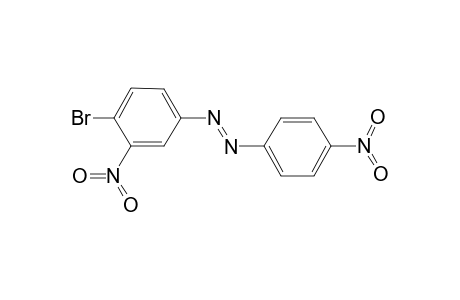 (E)-1-(4-Bromo-3-nitrophenyl)-2-(4-nitrophenyl)diazene
