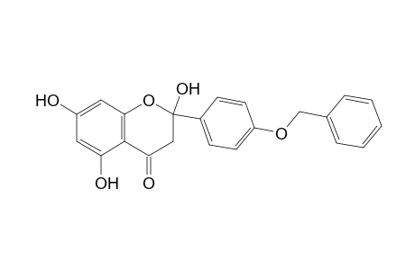 4H-1-Benzopyran-4-one, 2,3-dihydro-2,5,7-trihydroxy-2-[4-(phenylmethoxy)phenyl]-