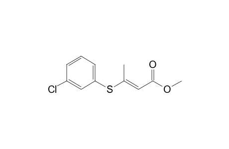 3-(3-Chlorophenylsulfanyl)but-2-enoic acid methyl ester