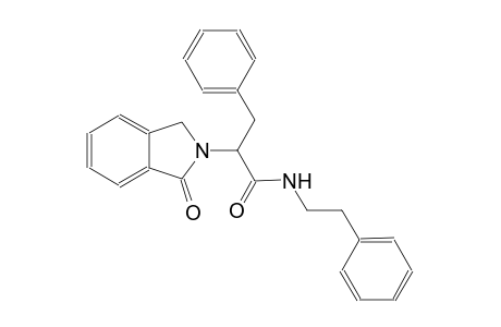 2-(1-oxo-1,3-dihydro-2H-isoindol-2-yl)-3-phenyl-N-(2-phenylethyl)propanamide