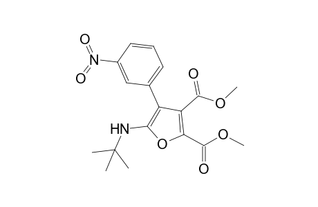 Dimethyl 5-[(t-butyl)amino]-4-(3'-nitrophenyl)furan-2,3-dicarboxylate