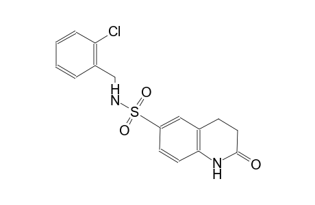 N-(2-chlorobenzyl)-2-oxo-1,2,3,4-tetrahydro-6-quinolinesulfonamide