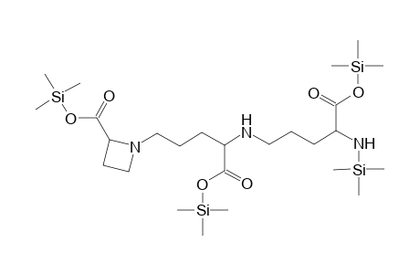 1-{2'-[(Trimethylsilyoxy)carbonyl]-1'-azacyclobut-1'-yl}-4,9-bis[(trimethylsilyloxy)carbonyl]-7-(trimethylsilyl)amino-5-azanonane