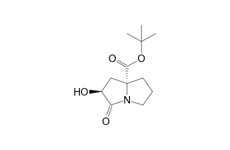 tert-Butyl (2S*,7aR*)-2-hydroxy-3-oxotetrahydro-1H-pyrrolizine-7a(5H)-carboxylate