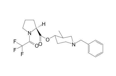 1-Benzyl-3-methyl-4-piperidinylprolylester TFA II